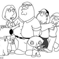 Wizard Family Guy Printable Coloring Pages Home Cartoon Color Drawing Chris Brian Lois Meg Griffin Peter