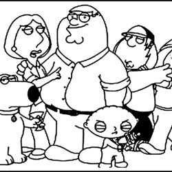 Tremendous Free Printable Family Guy Coloring Pages For Kids Griffin Peter Print Adults Color Popular Chris