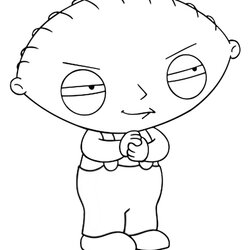 Admirable Free Printable Family Guy Coloring Pages For Kids