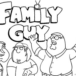 Printable Family Guy Coloring Pages For Kids