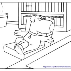 Exceptional Free Printable Family Guy Coloring Pages Squid Army Cartoons