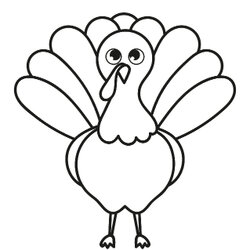 Turkey Coloring Sheet Printable Pages Page