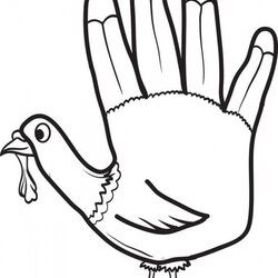 The Highest Standard Get This Turkey Coloring Pages Kids Printable Print Hand Color Template Handcuffs