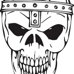 Skull Coloring Pages Free