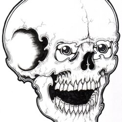 Superlative Halloween Skull Coloring Pages Printable Skulls Tattoo Stencil Kids Sheet Haunted House Print