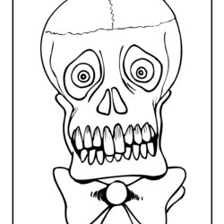 Superior Coloring Pages Skull Free Printable Skulls Skeleton Vader Darth Kids Library Clip Comments