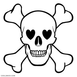 Exceptional Printable Skulls Coloring Pages For Kids Skull Page