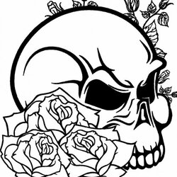 Legit Skull Coloring Pages Free Download On
