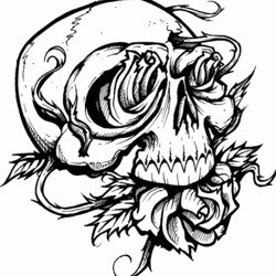 Sterling Detailed Coloring Pages For Adults Skull Home Sugar Popular