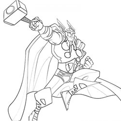 Spiffing Get This Free Thor Coloring Pages Print