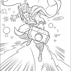Swell Free Printable Thor Coloring Pages For Kids Images