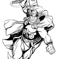 Smashing Thor Coloring Pages Superheroes Avengers Superhero Print Reference Drawing Drawings Super Search