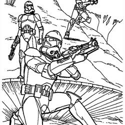 Worthy Free Printable Star Wars Coloring Pages Kids Characters Main For