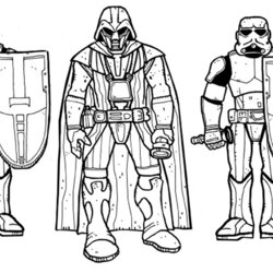 Smashing Star Wars Coloring Pages Free Printable Clone Lego Print Characters Trooper Battle Drawings Sheet