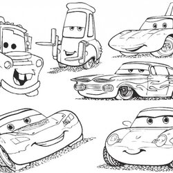 Spiffing Get This Free Cars Coloring Pages Print