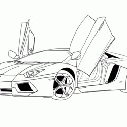 Coloring Pages Cars Free And Printable Car Enjoy Page