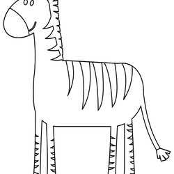 Zebra Coloring Pages Amp Blogger Design Kids Printable Drawing Paint Activity Few Boys Below Girls Of