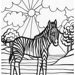 Champion Zebra Coloring Pages Free Printable Kids Comments Related Post Pictures