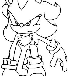 Preeminent Shadow Coloring Page By On Sonic Hedgehogs Rivals