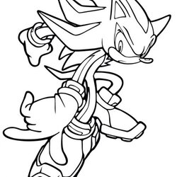 Marvelous Download Shadow Coloring For Free Sonic Pages Super Printable Hedgehog Metal Kids Color Colouring