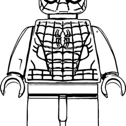 Fantastic Spider Man Lego Coloring Pages Home