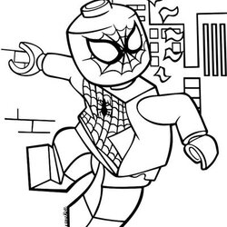 Legit Updated Coloring Pages Lego Spider Man Sheet Print Printable Color Source Page