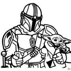 Matchless Baby Yoda Coloring Pages Home Father His Popular