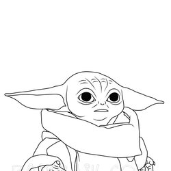 Peerless Baby Yoda Coloring Pages Home Printable Comments