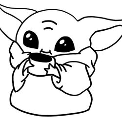Tremendous Unhappy Baby Yoda Coloring Page Free Printable Pages For Kids