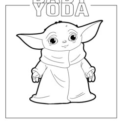 Eminent Baby Yoda Coloring Pages Printable Rocks