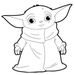 Legit Baby Yoda Coloring Page Free Printable Pages For Kids Animated