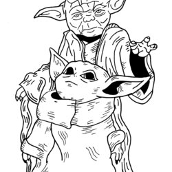 Very Good Baby Yoda Coloring Pages Home Wars Star Adult Movies Popular