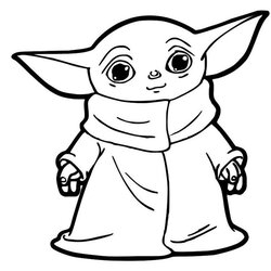 Wizard Free Printable Baby Yoda Coloring Pages