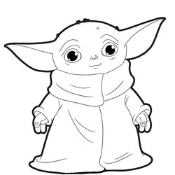 Wonderful Baby Yoda Coloring Pages Home Colouring Wars Star Draw Sheet Sheets Disney Cute Drawing Drawings