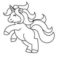 Magnificent Cute My Little Unicorn Different Coloring Pages To Print At Adorable Printable