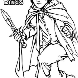 Lord Of The Rings Coloring Page Home