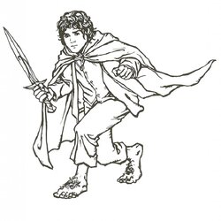 Brilliant Free Printable Lord Of The Rings Coloring Pages For Kids Hobbit Fun Ring Bilbo Print Template