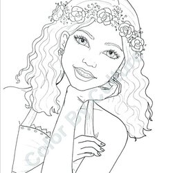 Smashing Cool Coloring Pages For Teenage Girls At Free Girl Printable Fashion Teen Teens Flower Teenagers