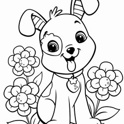 Spiffing Pets Coloring Pages Best For Kids Pet Puppy Cute Page