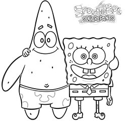 And Patrick Coloring Page For Kids Friends