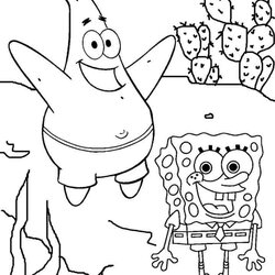 Superlative Coloring Pages Printable Patrick Kids Sheets Christmas Print Baby Bob Valentine Para Sponge Color