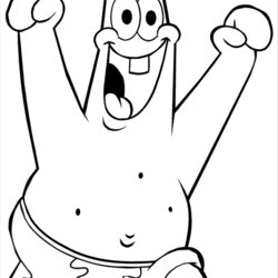 The Highest Quality Coloring Pages Patrick Cartoons Free Printable Color