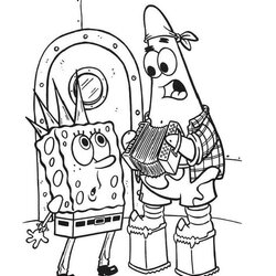 Super Patrick And Coloring Pages