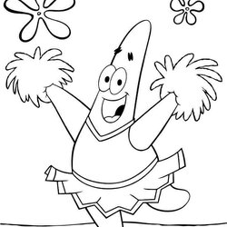 Wizard Patrick Coloring Pages At Free Printable Star Baby Color Print Drawing Starfish Kids High Quality