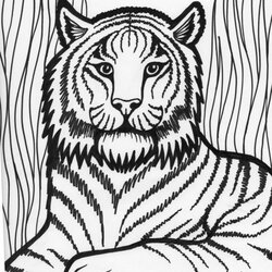 Free Printable Tiger Coloring Pages For Kids Page