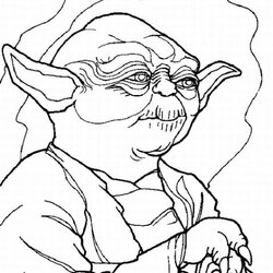 Magnificent Star Wars Coloring Pages Learn To Yoda Printable Clone Trooper Empire Drawing Cartoon Color
