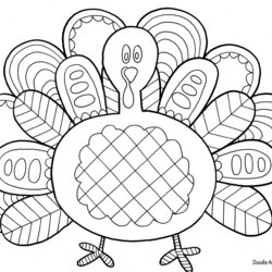 Magnificent Turkey Coloring Pages Munchkins And Mayhem Doodle Thanksgiving Alley Facing Front