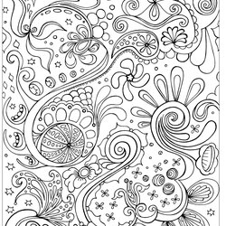 Spiffing Free Difficult Coloring Pages For Adults Abstract