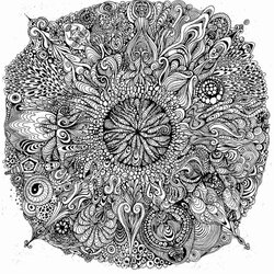 Tremendous Coloring Pages Difficult But Fun Free And Printable Mandala Mandalas Detailed Color Cool Very