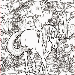 Admirable Coloring Pages Difficult But Fun Free And Printable Fantasy Kids Unicorn Adult Colouring Horse
